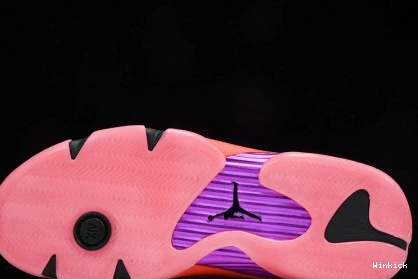 DH4121-600 JORDAN RETRO (W) PINK SHOCKING LOW 14 0919